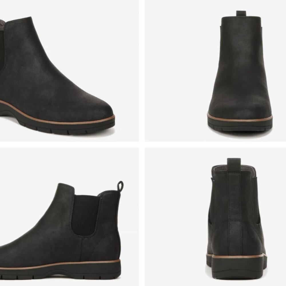 Dr. Scholl's NEW size 9 9W Black Ankle Booties Northbound Chelsea Boot boots